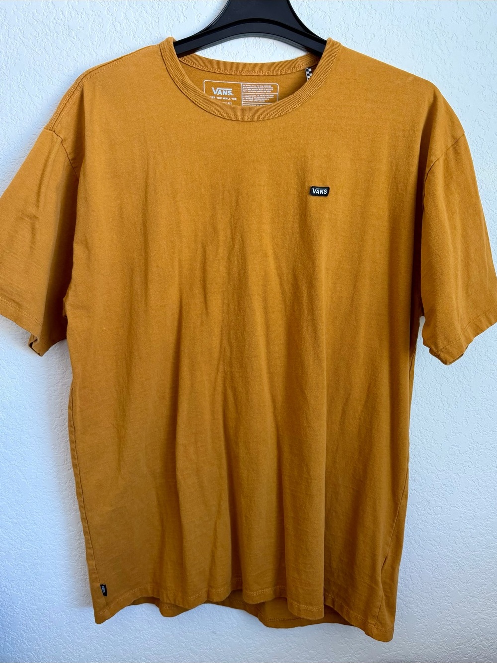 Vans Short Sleeve Crew Tee in Mustard Gold